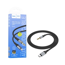 Hoco Audio Conversion Cable UPA26 Fresh Type-C to 3.5mm 1m Black Hoco Audio Conversion Cable UPA26 Fresh Type-C to 3.5mm 1m Black